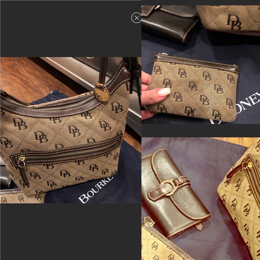 Dooney & Bourke BUNDLE vintage wallet coin n purse